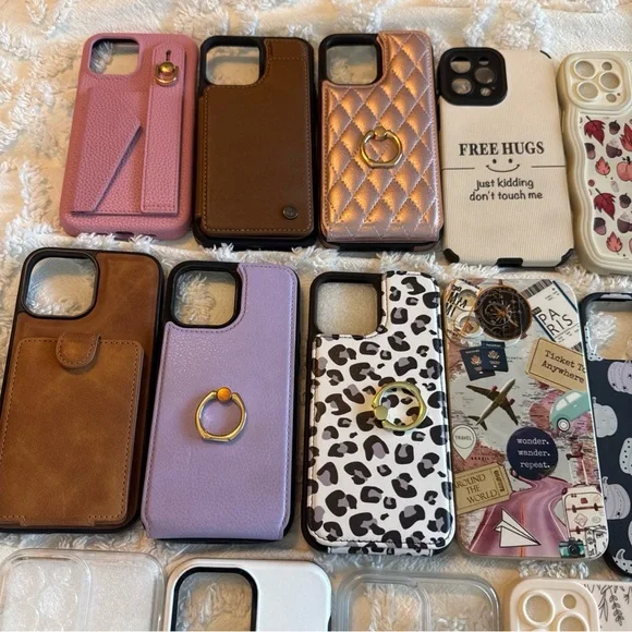 Assorted Phone Cases - Multi-Color Iphone 13 Pro Max Lot